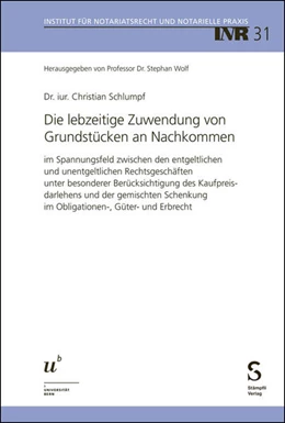 Abbildung von Schlumpf-van Waardenburg | Die lebzeitige Zuwendung von Grundstücken an Nachkommen | 1. Auflage | 2025 | 31 | beck-shop.de