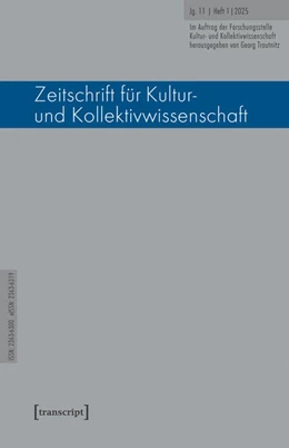 Abbildung von Trautnitz | Zeitschrift für Kultur- und Kollektivwissenschaft | 1. Auflage | 2025 | 21 | beck-shop.de