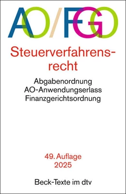 Abbildung von Abgabenordnung | 49. Auflage | 2025 | beck-shop.de
