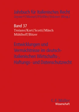 Abbildung von Stürner / Bitzer | Entwicklungen und Vermächtnisse im deutsch-italienischen Wirtschafts-, Haftungs- und Datenschutzrecht | 1. Auflage | 2025 | beck-shop.de