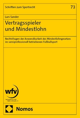 Abbildung von Sander | Vertragsspieler und Mindestlohn | 1. Auflage | 2025 | beck-shop.de