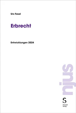 Abbildung von Fasel | Erbrecht | 1. Auflage | 2025 | 2024 | beck-shop.de