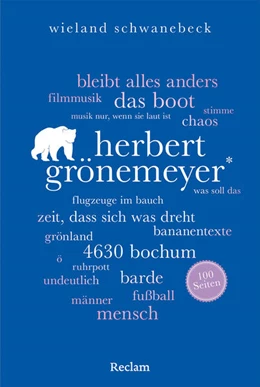 Abbildung von Schwanebeck | Herbert Grönemeyer. 100 Seiten | 1. Auflage | 2025 | beck-shop.de