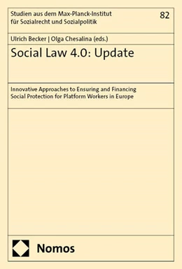 Abbildung von Becker / Chesalina | Social Law 4.0: Update | 1. Auflage | 2025 | 82 | beck-shop.de