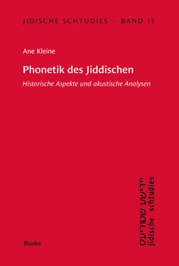 Abbildung von Kleine | Phonetik des Jiddischen | 1. Auflage | 2025 | 15 | beck-shop.de
