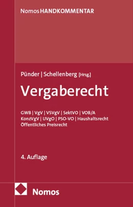 Abbildung von Pünder / Schellenberg | Vergaberecht | 4. Auflage | 2025 | beck-shop.de