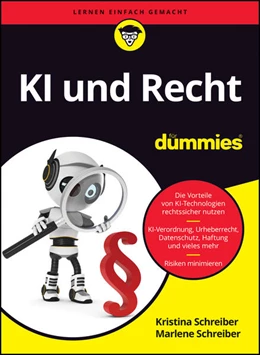 Abbildung von Schreiber | KI und Recht für Dummies | 1. Auflage | 2025 | beck-shop.de