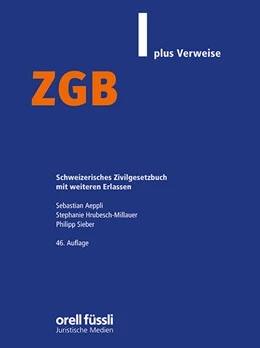 Abbildung von Aeppli / Hrubesch-Millauer | ZGB plus Verweise | 46. Auflage | 2025 | beck-shop.de
