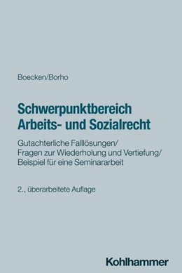 Abbildung von Boecken / Jacobsen | Schwerpunktbereich Arbeits- und Sozialrecht | 2. Auflage | 2026 | beck-shop.de