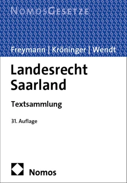 Abbildung von Freymann / Kröninger | Landesrecht Saarland | 31. Auflage | 2025 | beck-shop.de