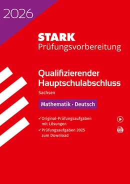 Abbildung von STARK Mathematik, Deutsch - Qualifizierender Hauptschulabschluss 2026 Sachsen - Prüfungsvorbereitung | 16. Auflage | 2025 | beck-shop.de