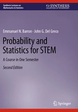 Abbildung von Barron / Del Greco | Probability and Statistics for STEM | 2. Auflage | 2025 | beck-shop.de
