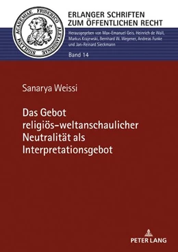 Abbildung von Zollner | Das Gebot religiös-weltanschaulicher Neutralität als Interpretationsgebot | 1. Auflage | 2025 | beck-shop.de