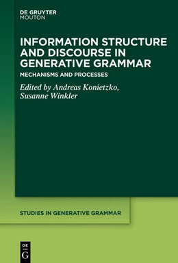 Abbildung von Konietzko / Winkler | Information Structure and Discourse in Generative Grammar | 1. Auflage | 2026 | 146 | beck-shop.de