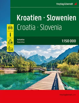 Abbildung von Freytag & Berndt | Kroatien - Slowenien, Autoatlas 1:150.000, freytag & berndt | 1. Auflage | 2026 | beck-shop.de