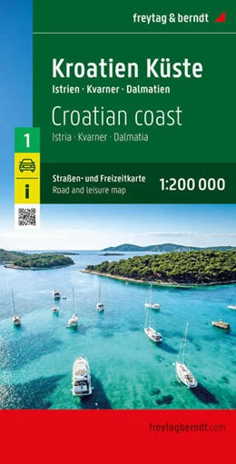 Abbildung von Freytag & Berndt | Kroatien Küste, Straßen- und Freizeitkarte 1:200.000, freytag & berndt | 1. Auflage | 2025 | beck-shop.de