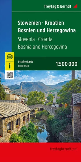 Abbildung von Freytag & Berndt | Slowenien - Kroatien - Bosnien und Herzegowina, Straßenkarte 1:500.000, freytag & berndt | 1. Auflage | 2026 | beck-shop.de