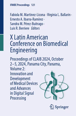 Abbildung von Martinez-Licona / Ballarin | X Latin American Conference on Biomedical Engineering | 1. Auflage | 2025 | beck-shop.de