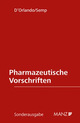 Abbildung von D'Orlando / Semp | Pharmazeutische Vorschriften | 1. Auflage | 2025 | 48 | beck-shop.de