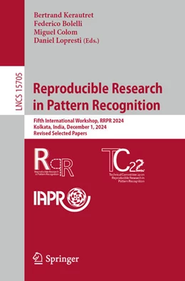 Abbildung von Kerautret / Bolelli | Reproducible Research in Pattern Recognition | 1. Auflage | 2025 | beck-shop.de