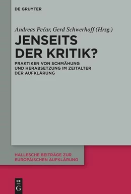 Abbildung von Pecar / Schwerhoff | Jenseits der Kritik? | 1. Auflage | 2025 | 75 | beck-shop.de