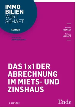 Abbildung von Klinger / Rollett | 1 x 1 der Abrechnung im Miets- und Zinshaus | 3. Auflage | 2025 | beck-shop.de