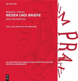 Abbildung von Berthold / Makarios | Die Logoi B 30-64. Register | 1. Auflage | 1973 | beck-shop.de