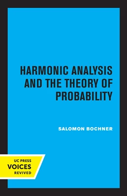 Abbildung von Bochner | Harmonic Analysis and the Theory of Probability | 1. Auflage | 2023 | beck-shop.de