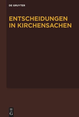 Abbildung von Baldus / Muckel | Entscheidungen in Kirchensachen. Band 80: 01.07.2022–31.12.2022 | 1. Auflage | 2025 | beck-shop.de