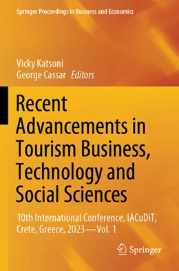 Abbildung von Katsoni / Cassar | Recent Advancements in Tourism Business, Technology and Social Sciences | 1. Auflage | 2025 | beck-shop.de