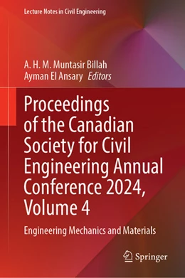 Abbildung von Billah / El Ansary | Proceedings of the Canadian Society for Civil Engineering Annual Conference 2024, Volume 4 | 1. Auflage | 2025 | beck-shop.de