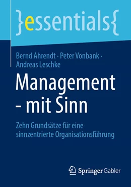 Abbildung von Ahrendt / Vonbank | Management - mit Sinn | 1. Auflage | 2025 | beck-shop.de