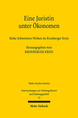 Abbildung von Feld / Fuest | Eine Juristin unter Ökonomen | 1. Auflage | 2025 | beck-shop.de