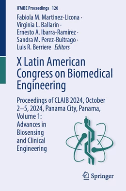 Abbildung von Martinez-Licona / Ballarin | X Latin American Congress on Biomedical Engineering | 1. Auflage | 2025 | beck-shop.de