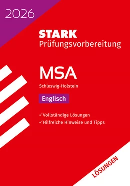 Abbildung von STARK Lösungen zu Englisch - MSA 2026 Schleswig-Holstein - Prüfungsvorbereitung | 13. Auflage | 2025 | beck-shop.de
