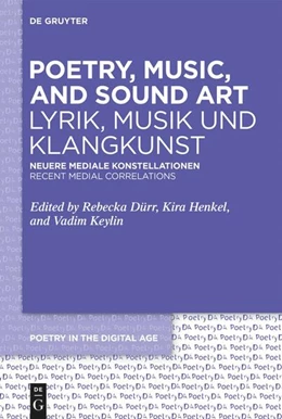 Abbildung von Dürr / Henkel | Poetry, Music, and Sound Art / Lyrik, Musik und Klangkunst | 1. Auflage | 2025 | 6 | beck-shop.de