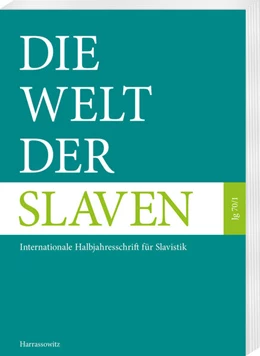 Abbildung von Buncic / Frank | Die Welt der Slaven 70 (2025) 1 | 1. Auflage | 2025 | 70,1 | beck-shop.de