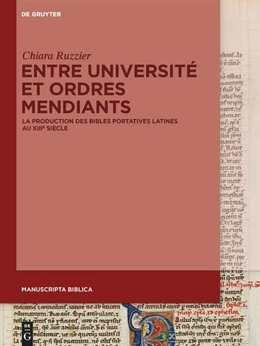Abbildung von Ruzzier | Entre Université et ordres mendiants | 1. Auflage | 2022 | beck-shop.de