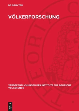 Abbildung von Völkerforschung | 1. Auflage | 1954 | beck-shop.de