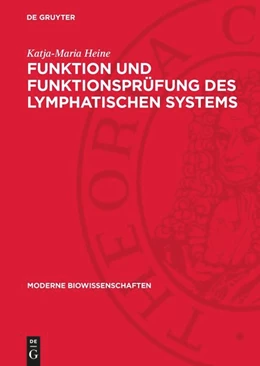 Abbildung von Heine | Funktion und Funktionsprüfung des lymphatischen Systems | 1. Auflage | 1973 | beck-shop.de