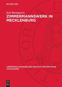 Abbildung von Baumgarten | Zimmermannswerk in Mecklenburg | 1. Auflage | 1961 | beck-shop.de