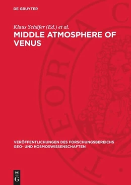 Abbildung von Schäfer / Spänkuch | Middle Atmosphere of Venus | 1. Auflage | 1990 | beck-shop.de