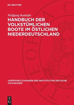 Abbildung von Rudolph | Handbuch der volkstümlichen Boote im östlichen Niederdeutschland | 1. Auflage | 1966 | beck-shop.de