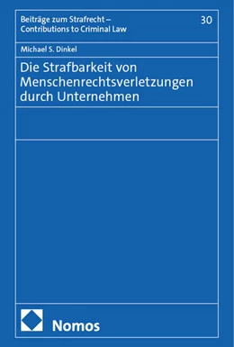 Abbildung von Dinkel | Die Strafbarkeit von Menschenrechtsverletzungen durch Unternehmen | 1. Auflage | 2025 | 30 | beck-shop.de