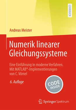 Abbildung von Meister | Numerik linearer Gleichungssysteme | 6. Auflage | 2025 | beck-shop.de