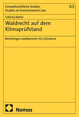 Abbildung von Kähler | Waldrecht auf dem Klimaprüfstand | 1. Auflage | 2025 | 63 | beck-shop.de