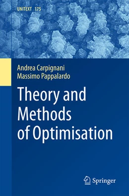 Abbildung von Carpignani / Pappalardo | Theory and Methods of Optimisation | 1. Auflage | 2026 | beck-shop.de