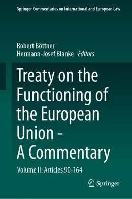 Abbildung von Böttner / Blanke | Treaty on the Functioning of the European Union - A Commentary | 1. Auflage | 2025 | beck-shop.de