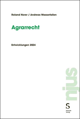 Abbildung von Norer / Wasserfallen | Agrarrecht | 1. Auflage | 2025 | beck-shop.de