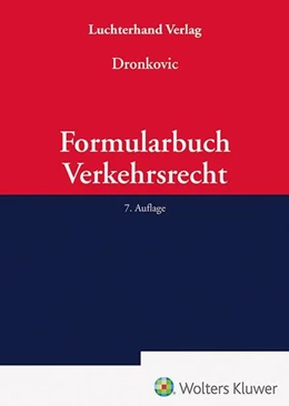 Abbildung von Dronkovic | Formularbuch Verkehrsrecht | 7. Auflage | 2025 | beck-shop.de